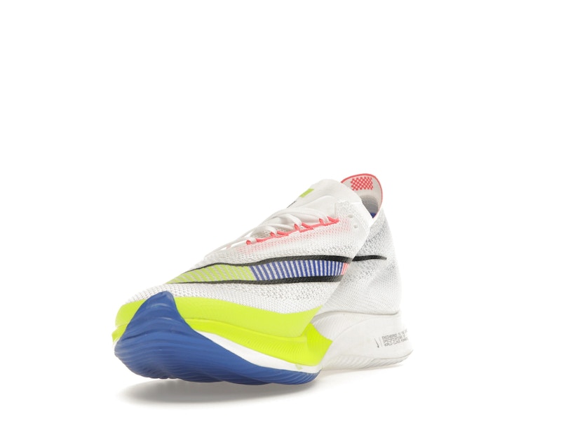Nike ZoomX Streakfly Premium White Volt Racer Blue