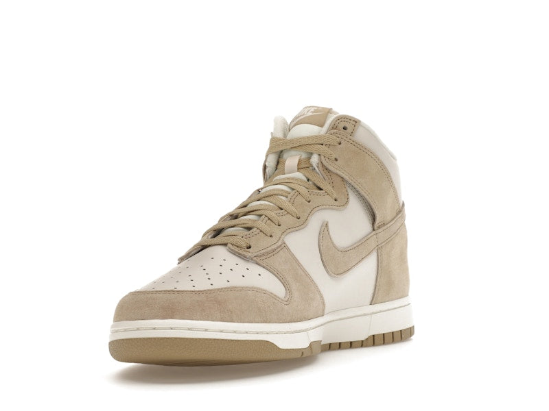 Nike Dunk High Tan Suede White