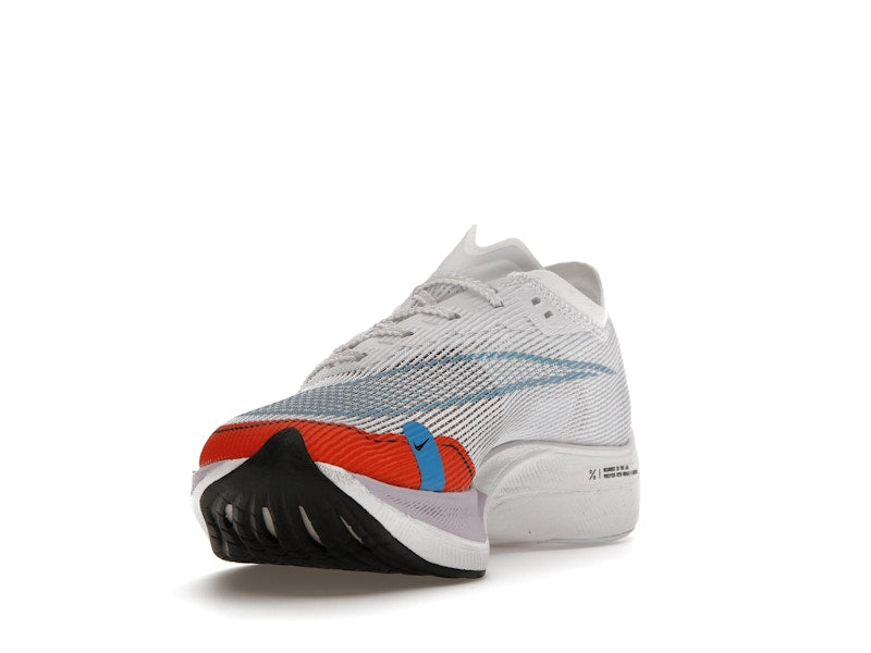 Nike ZoomX Vaporfly Next% 2 White Laser Blue Rush Orange