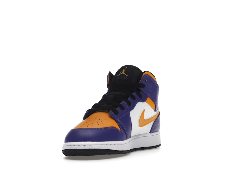 Jordan 1 Mid Lakers (2022) (GS)