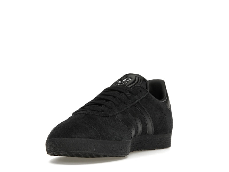adidas Gazelle All Black Silver Metallic