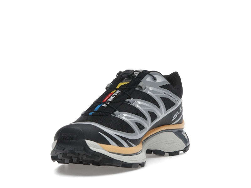 Salomon XT-6 Black Footwear Silver Warm Apricot
