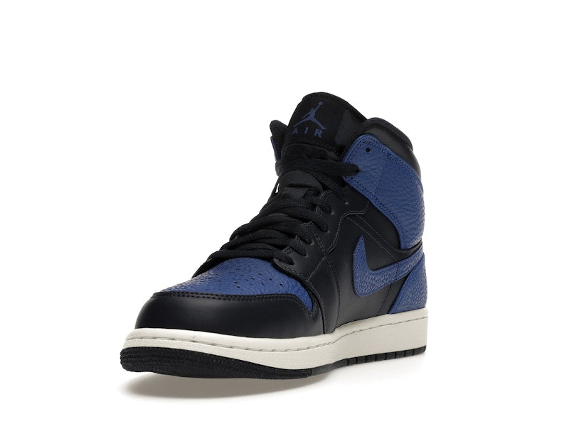 Jordan 1 Mid Obsidian Game Royal