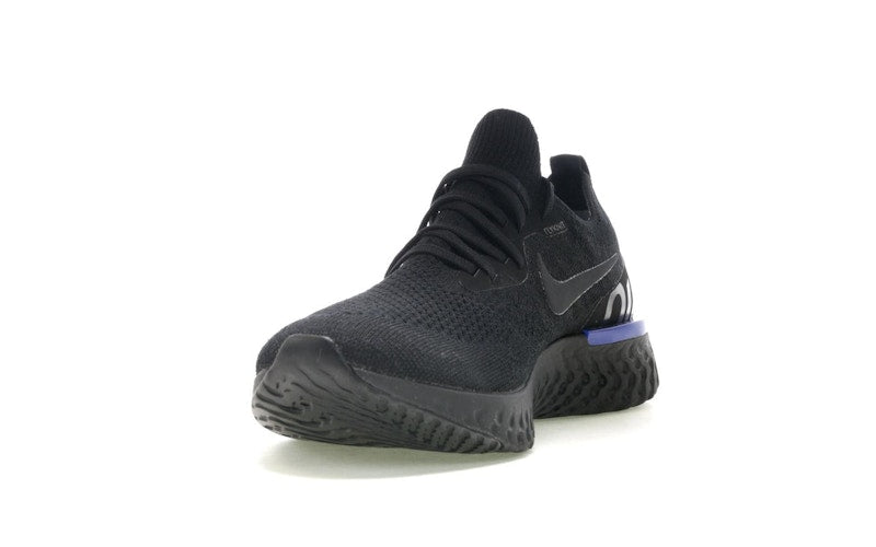 Nike Epic React Flyknit Black Racer Blue (Women's)