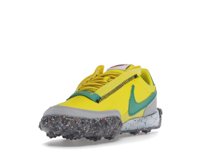 Nike Waffle Racer Crater Yellow Strike Roma Green (Women's)
