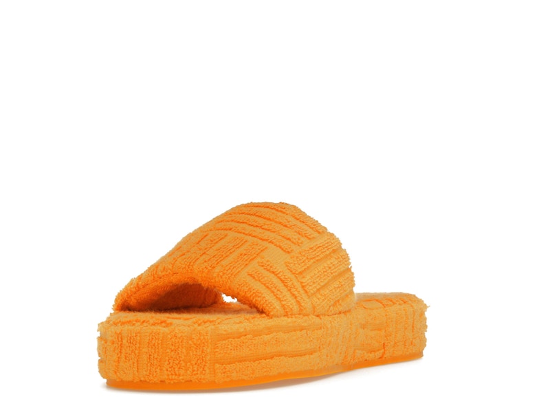 Bottega Veneta Resort Sponge Slide Tangerine
