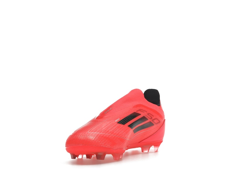 adidas F50 Pro Laceless FG Turbo Aurora Black Platinum Metallic (GS)
