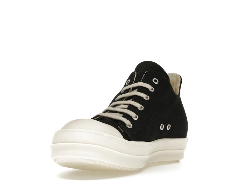 Rick Owens DRKSHDW Low Porterville Black Milk (Porterville Heel Tab)