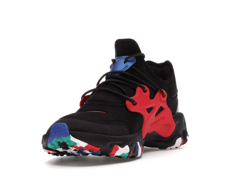 Nike React Presto Black Red Multicolor (GS)