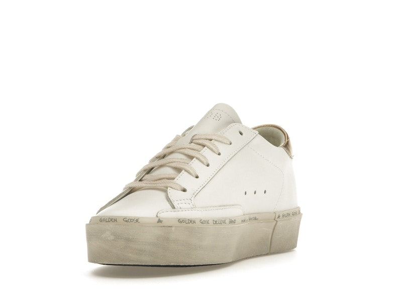 Golden Goose Hi Star White Glitter Gold (Women's)