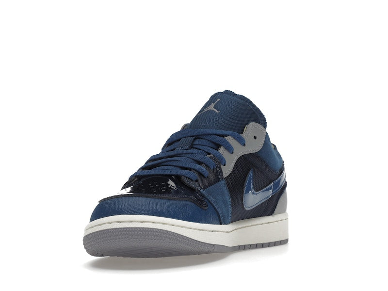Jordan 1 Low SE Craft Obsidian French Blue Ashen Slate White
