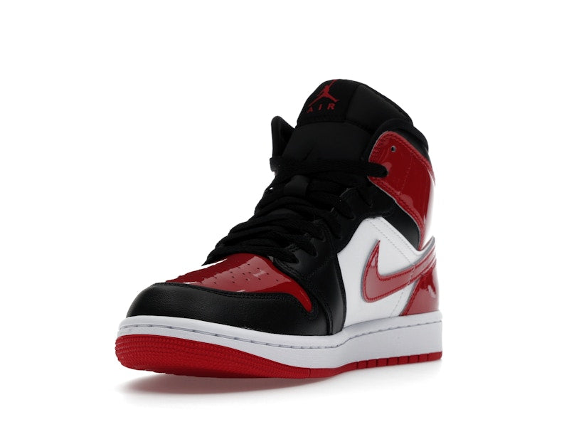 Jordan 1 Mid SE Patent Bred Toe