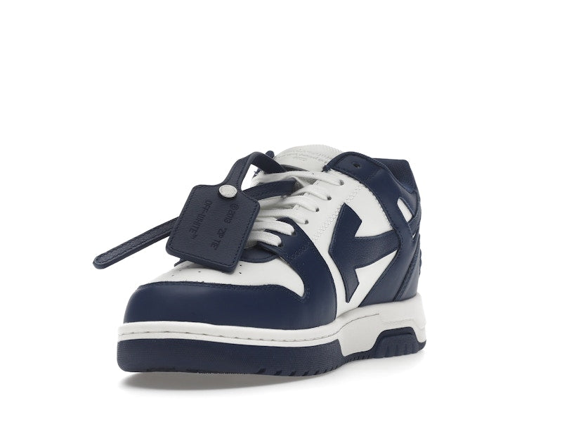 OFF-WHITE Out Of Office "OOO" Low Tops Dark Blue White