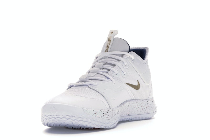 Nike PG 3 White Gold Navy