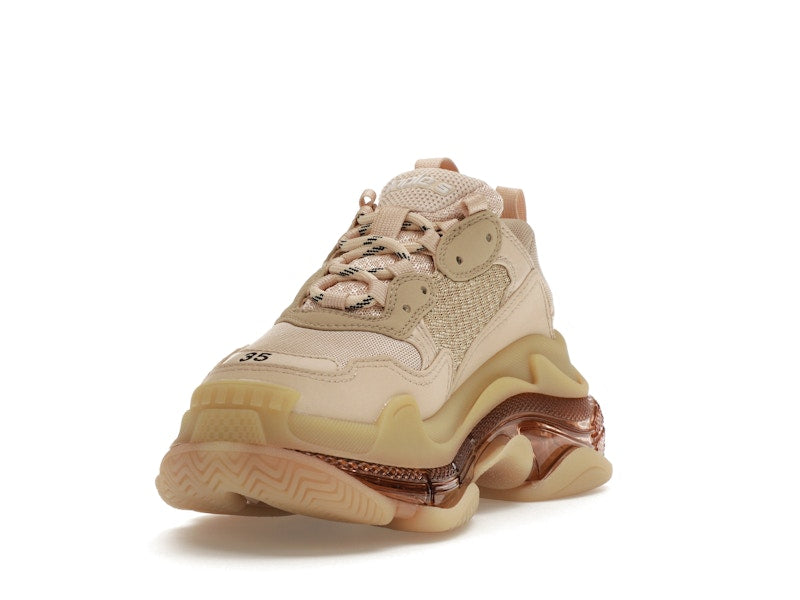 Balenciaga Triple S Clear Sole Beige (Women's)