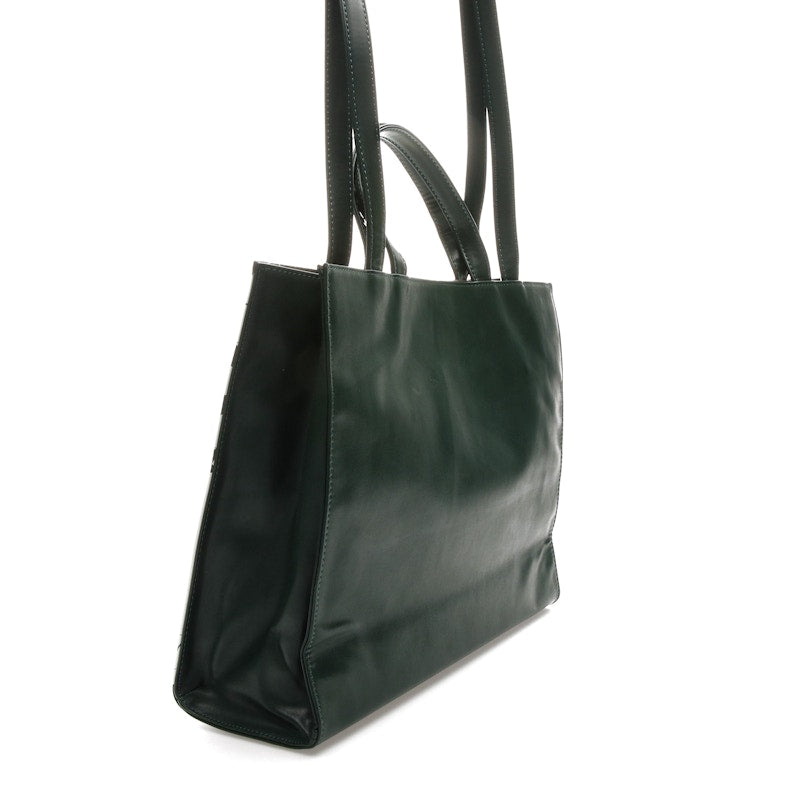 Telfar Flag Bag Medium Green/White