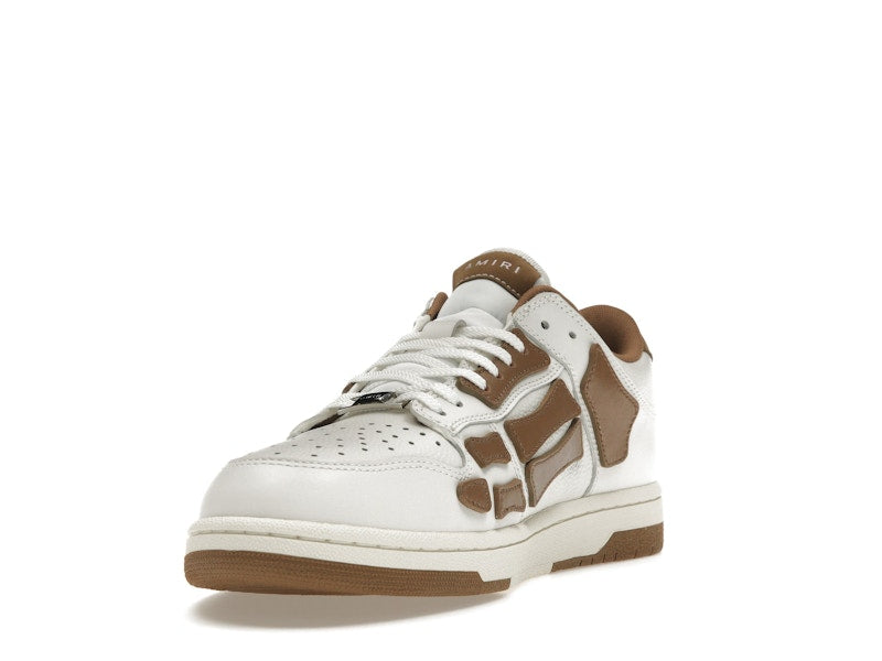 AMIRI Skel Top Low White Brown White