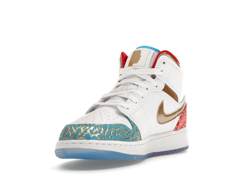 Jordan 1 Mid Sneaker School NC to Chicago (GS)