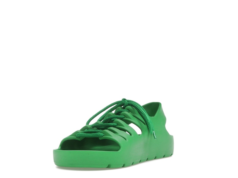 Bottega Veneta Jelly Lace Up Sandal Green (Women's)
