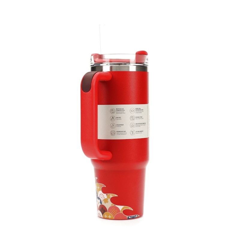 Stanley The Lunar New Year Limited Edition Flowstate Quencher 30oz Tumbler Red Dragon