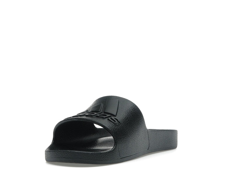 adidas Adilette Aqua Slides Core Black Logo