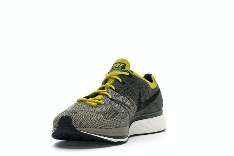 Nike Flyknit Trainer Cargo Khaki Bright Citron