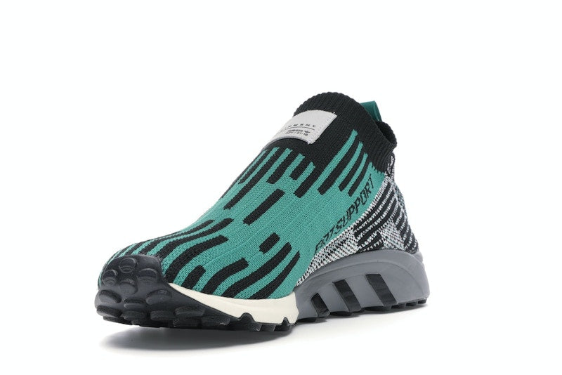 adidas EQT Support Sock Core Black Sub Green