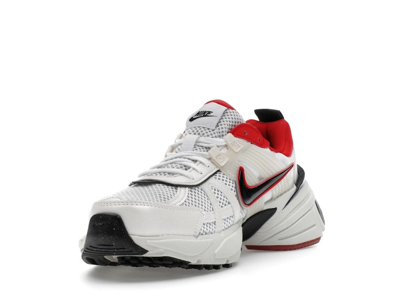 Nike V2K Run Metallic White University Red