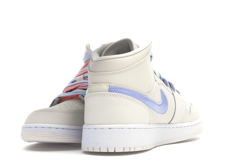 Jordan 1 Mid Multi-Color Swoosh Phantom (GS)