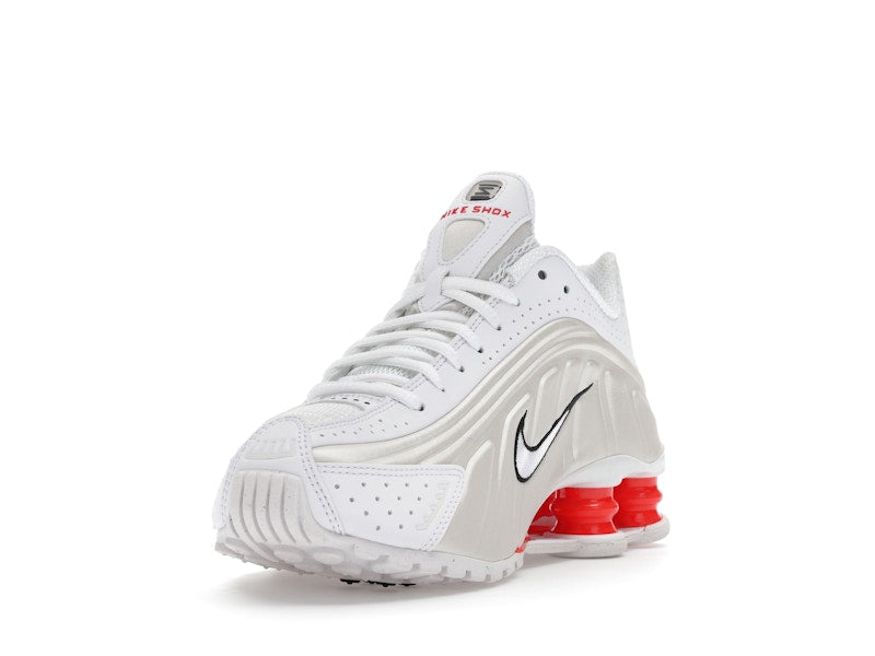 Nike Shox R4 White Phantom Picante Red (Women's)