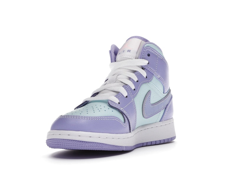 Jordan 1 Mid Purple Aqua (GS)