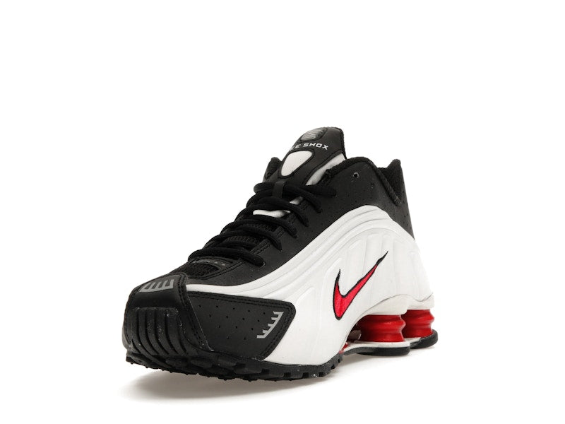Nike Shox R4 Platinum Tint University Red Black