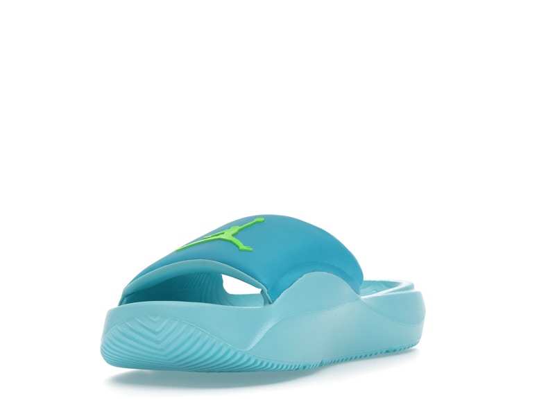 Jordan Franchise Slide Chlorine Blue Copa Electric Green