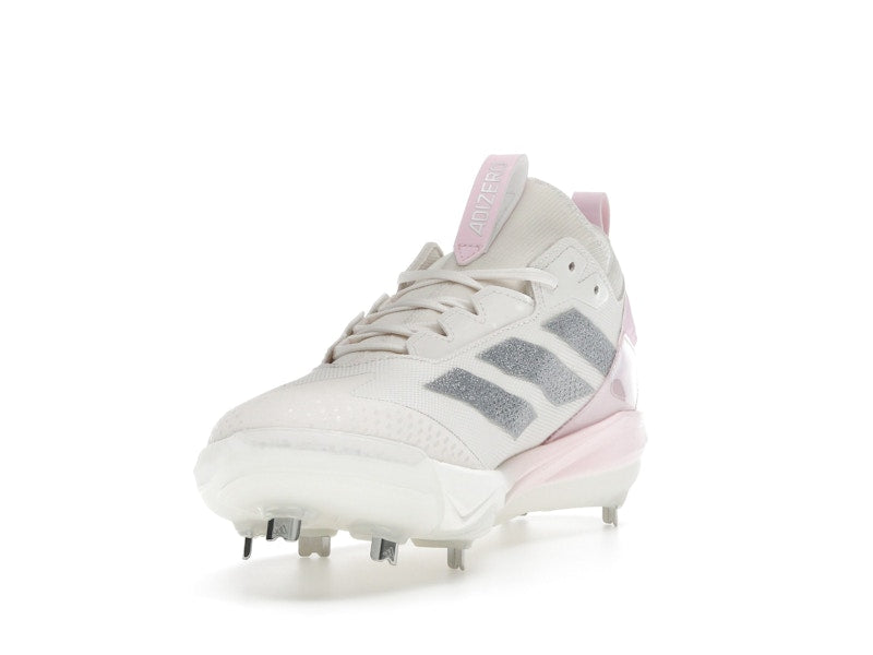 adidas Adizero Instinct+ 2.0 Chalk White Silver Metallic Clear Pink (Women's)