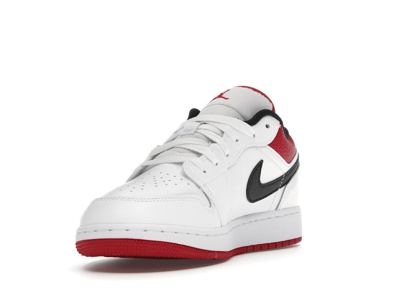 Jordan 1 Low White Gym Red (GS)
