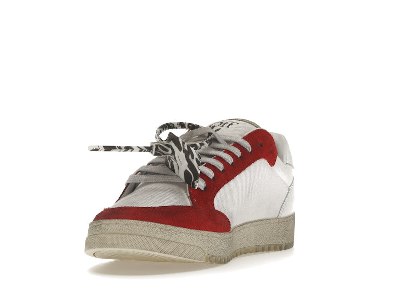 OFF-WHITE Vulcanized 5.0 Low Top White Red