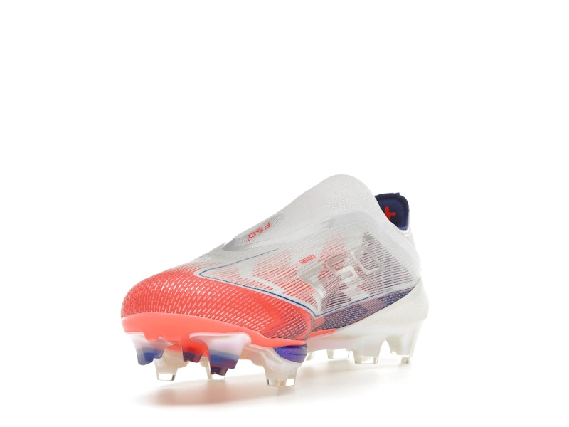 adidas F50+ Elite Laceless FG Cloud White Solar Red