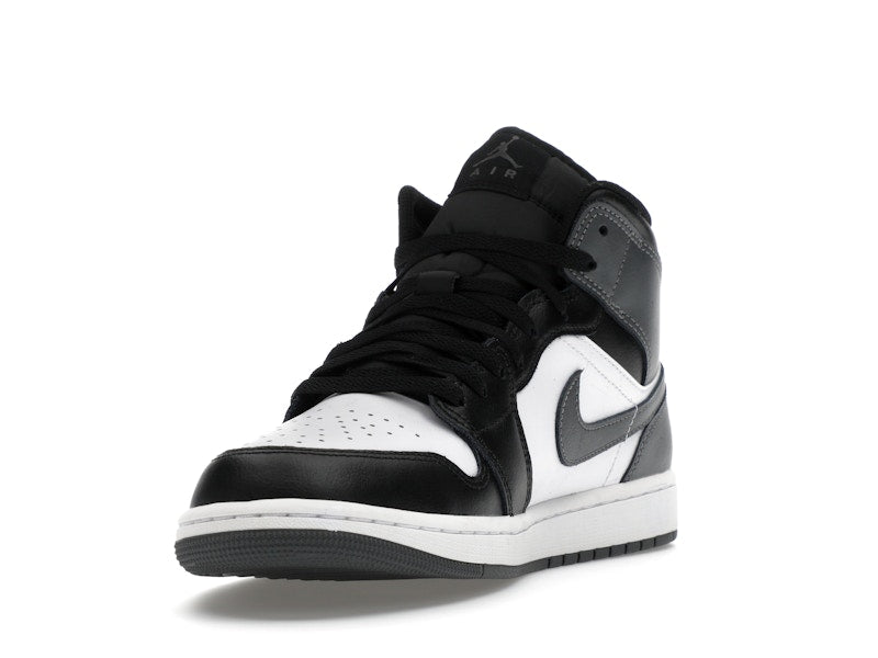 Jordan 1 Mid Black White Iron Grey