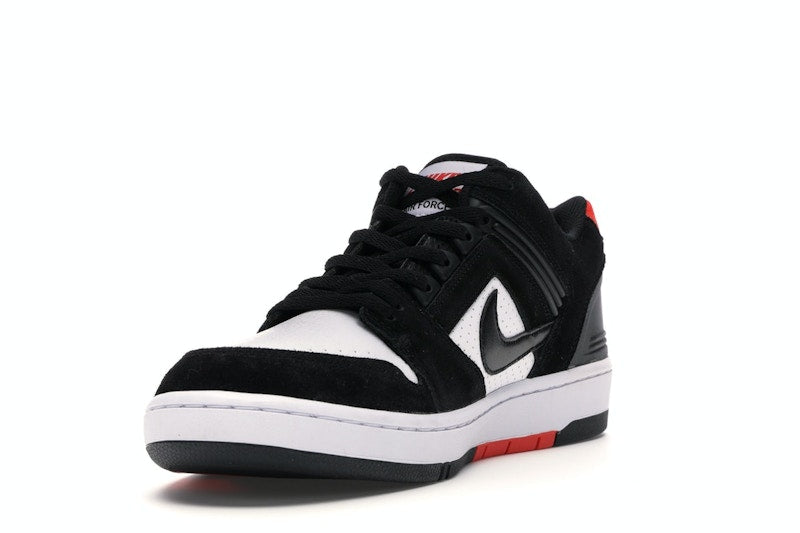 Nike SB Air Force 2 Low Black White Habanero Red