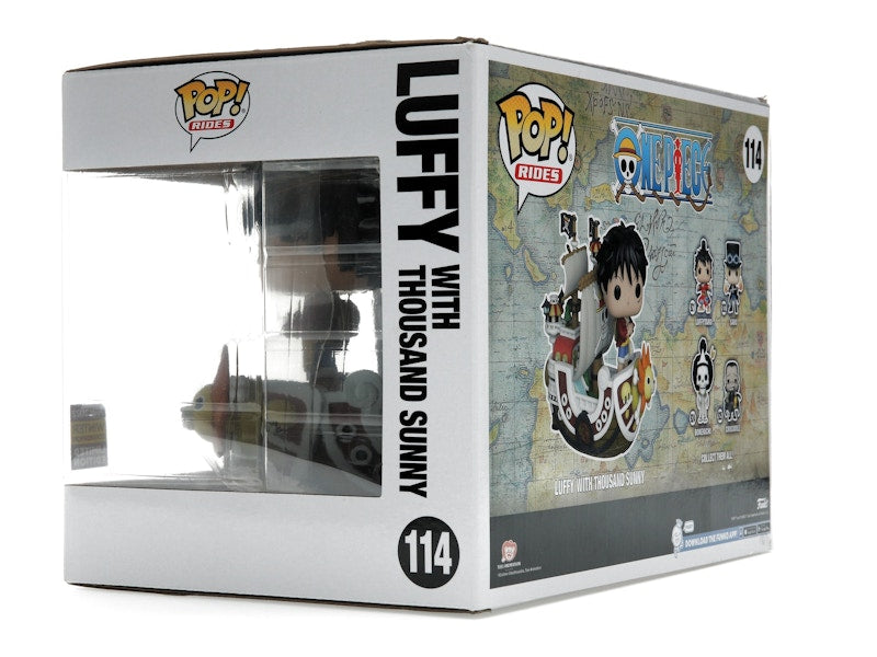 Funko Pop! Rides One Piece Luffy with Thousand Sunny 2022 Winter Convention Exclusive Figure #114