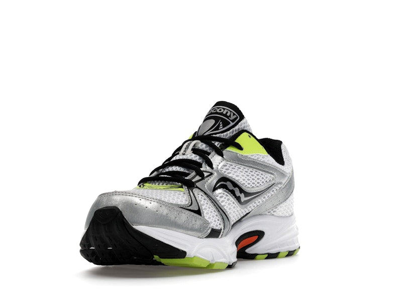 Saucony Grid Ride Millennium White Silver Lime Orange