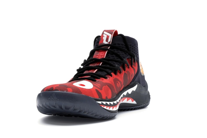 adidas Dame 4 A Bathing Ape Red