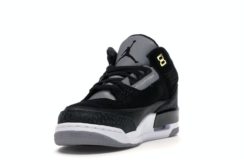 Jordan 3 Retro Tinker Black Cement Gold