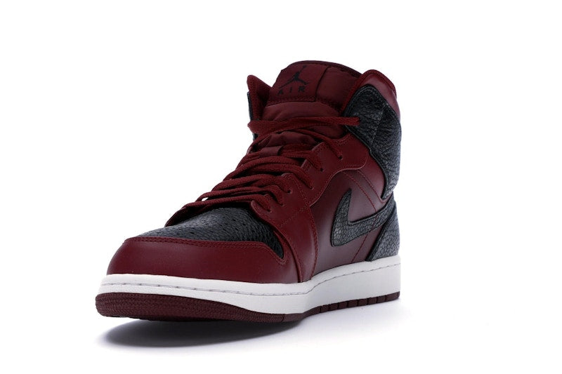 Jordan 1 Retro Mid Team Red Black