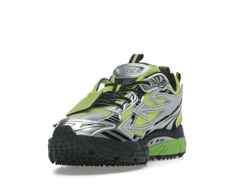 OFF-WHITE Be Right Back Silver Green Fluo