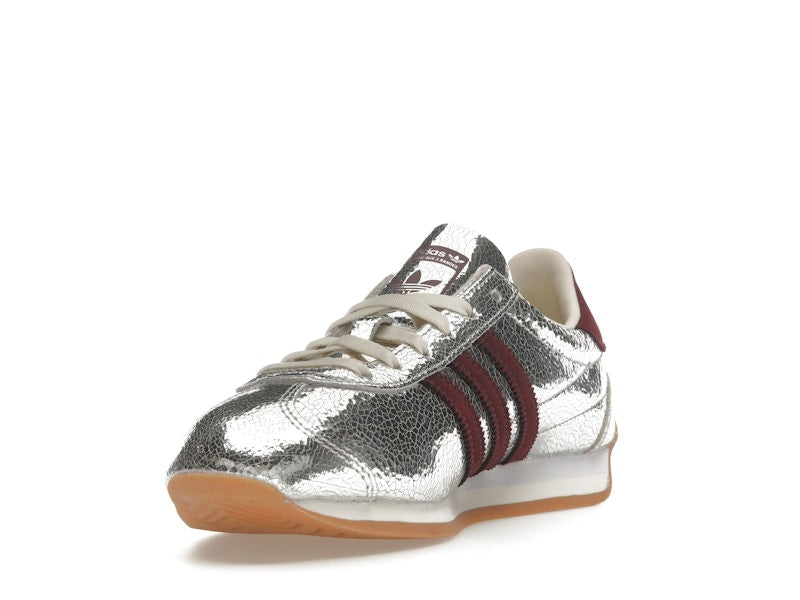 adidas Country OG Silver Metallic Maroon (Women's)
