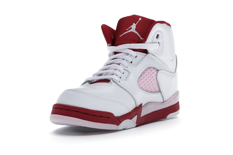 Jordan 5 Retro White Pink Red (PS)