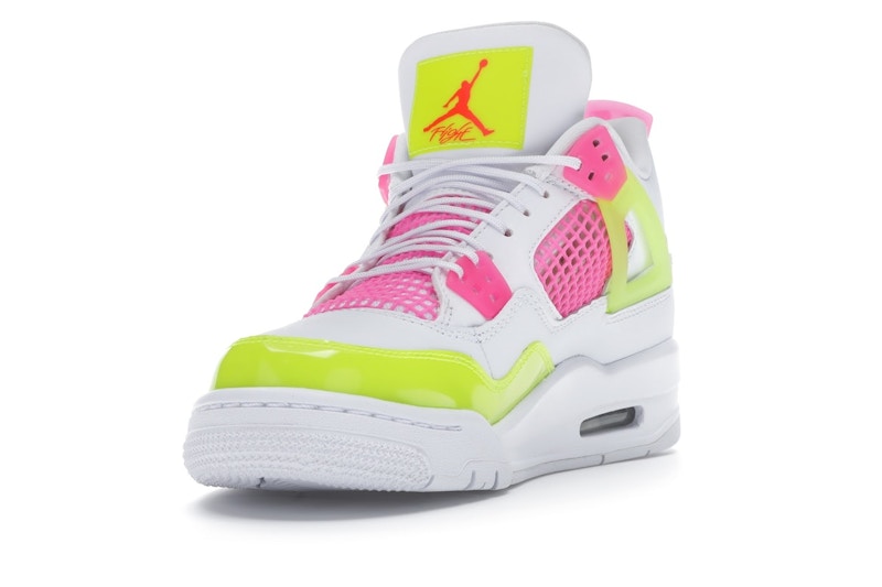 Jordan 4 Retro White Lemon Pink (GS)