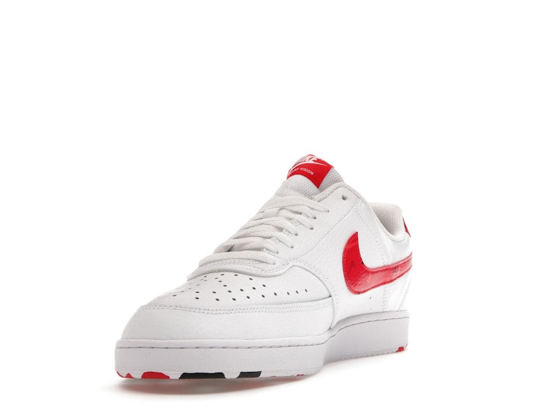 Nike Court Vision Low Swoosh Print Red