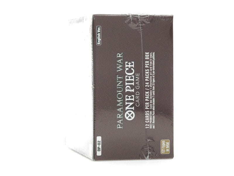 Bandai One Piece Card Game Paramount War Booster Box (OP-02) (English)